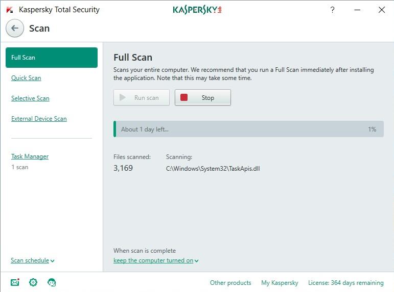 kaspersky total security password manager