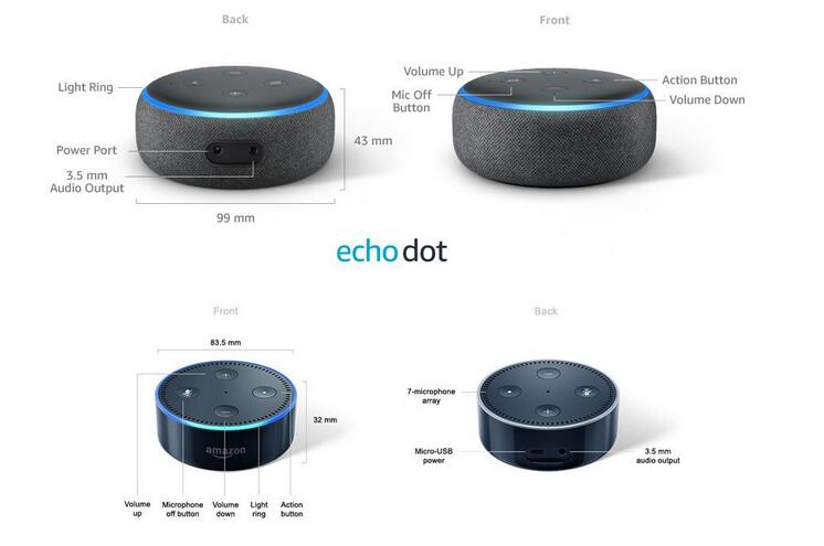 Echo Dot 3 VS. Echo Dot 2