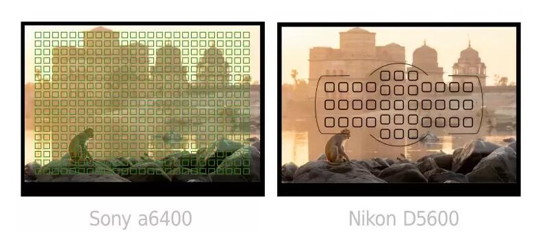 Nikon D5600 vs. Sony a6400