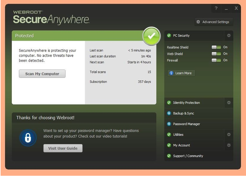 SecureAnywhere Internet Security